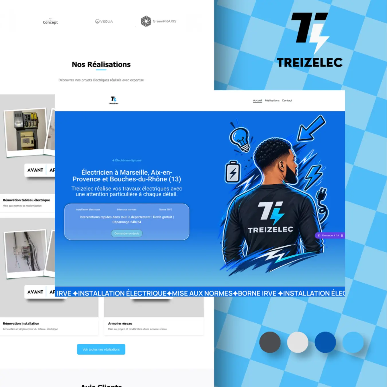 Image du site web treizelec